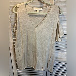 Michael Kors Cold Shoulder Tee